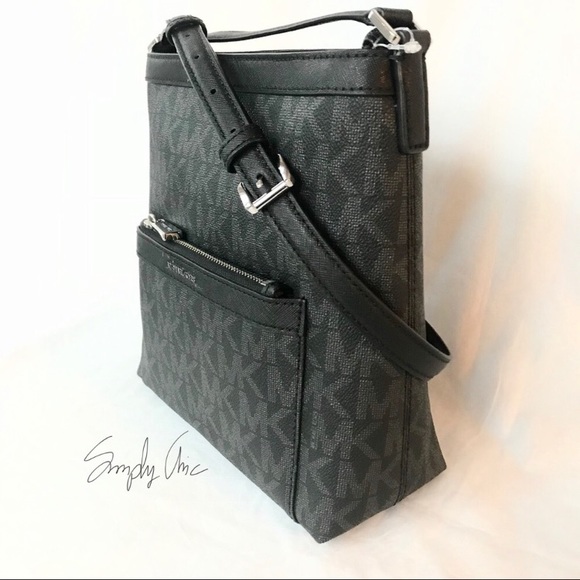 New authentic MK monogram Morgan Messenger Bag - Picture 3 of 7